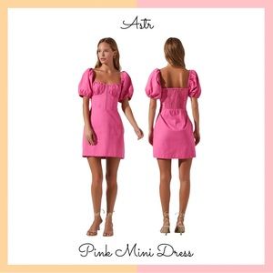 ASTR the Label Hot Pink Mini Dress